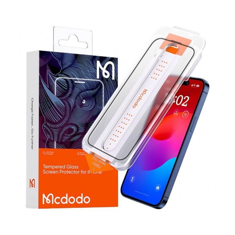 MCDODO - Protector Para IPhone 15 Plus - Vidrio Templado Premium - MCdodo