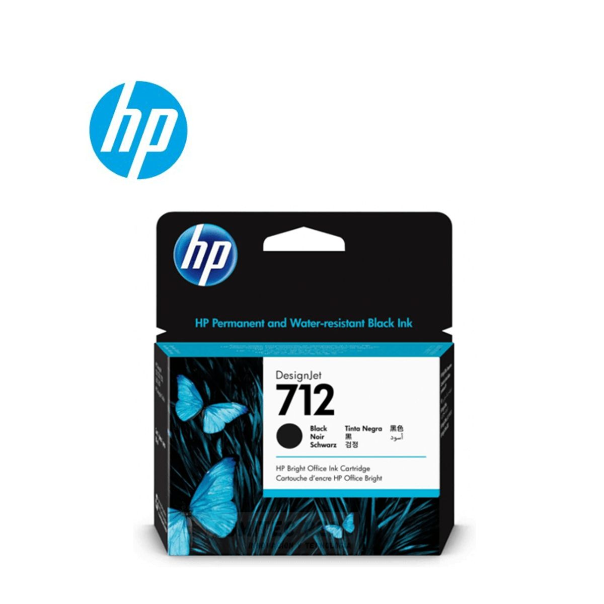 HP - TINTA HP 3ED70A 712A 38ML BLACK