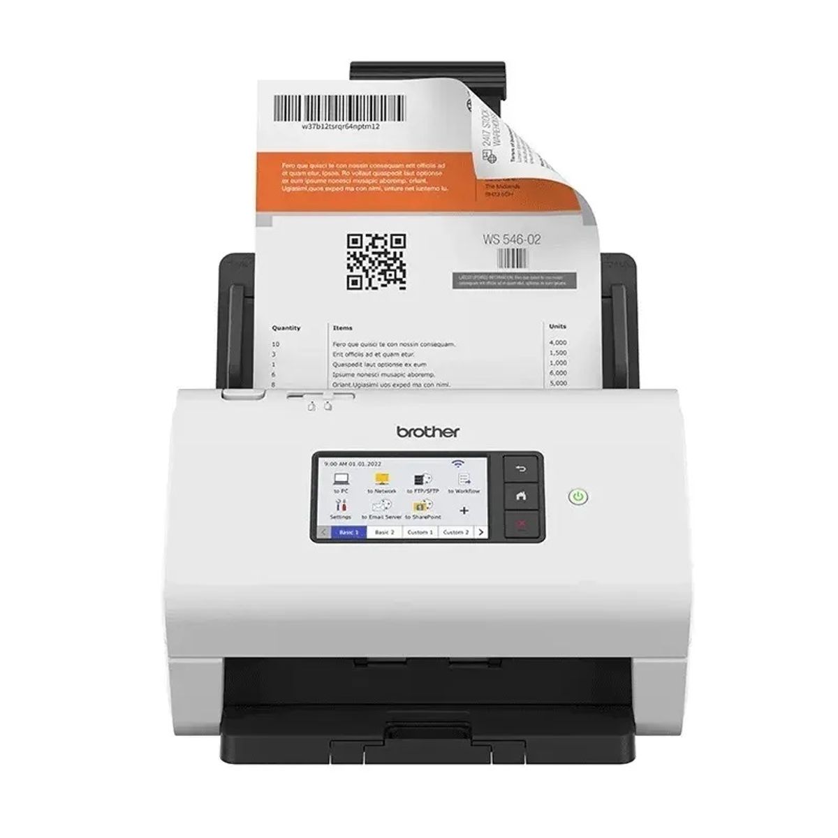 BROTHER - Escaner Brother ADS-4900W USB Wifi Dúplex ADF 120ppm