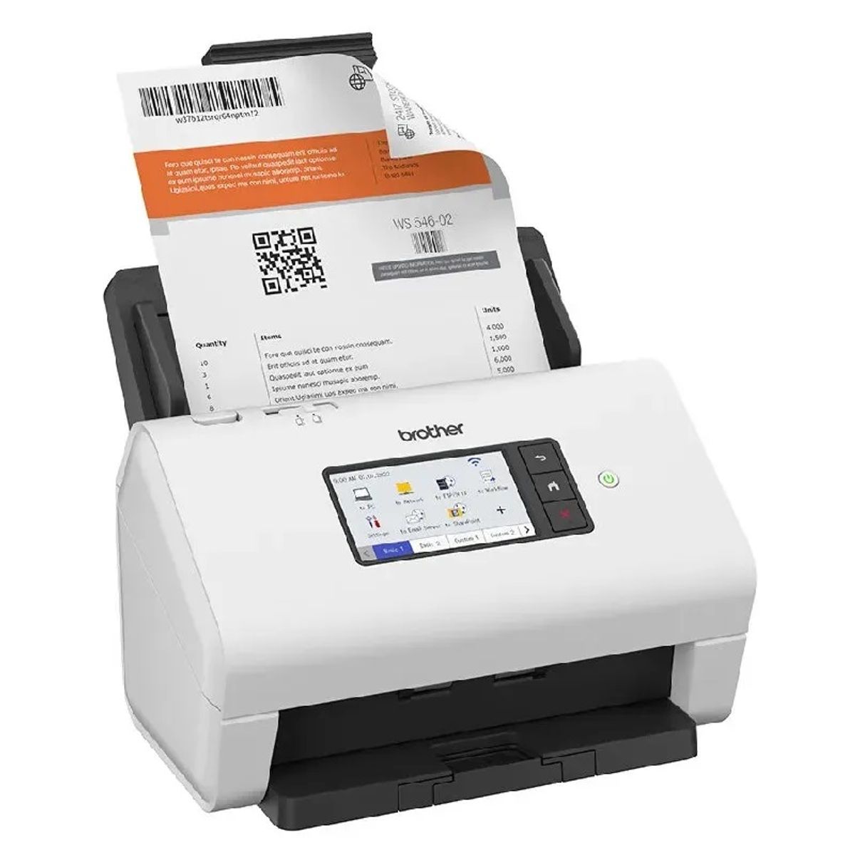 BROTHER - Escaner Brother ADS-4900W USB Wifi Dúplex ADF 120ppm