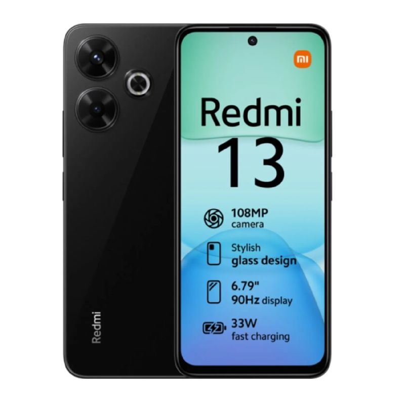 XIAOMI - Smartphone REDMI 13 4G  8GB+256GB MIDNIGHT BLACK Xiaomi