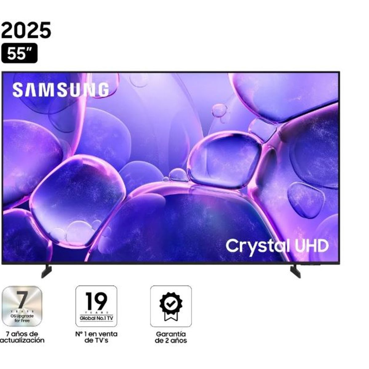SAMSUNG - 55 Crystal Uhd U8000F Smart Tv 2025