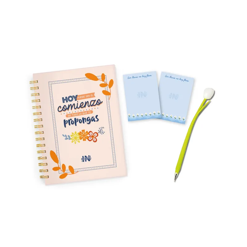 INGENIAL - Pack Ingenial Hoy cuaderno notas lapicero