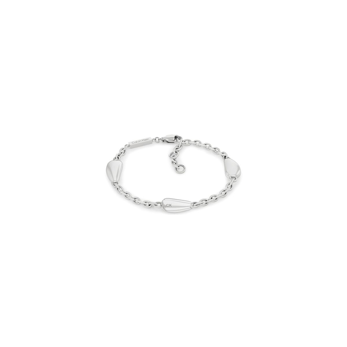 CALVIN KLEIN - Pulsera de acero inoxidable Plateada