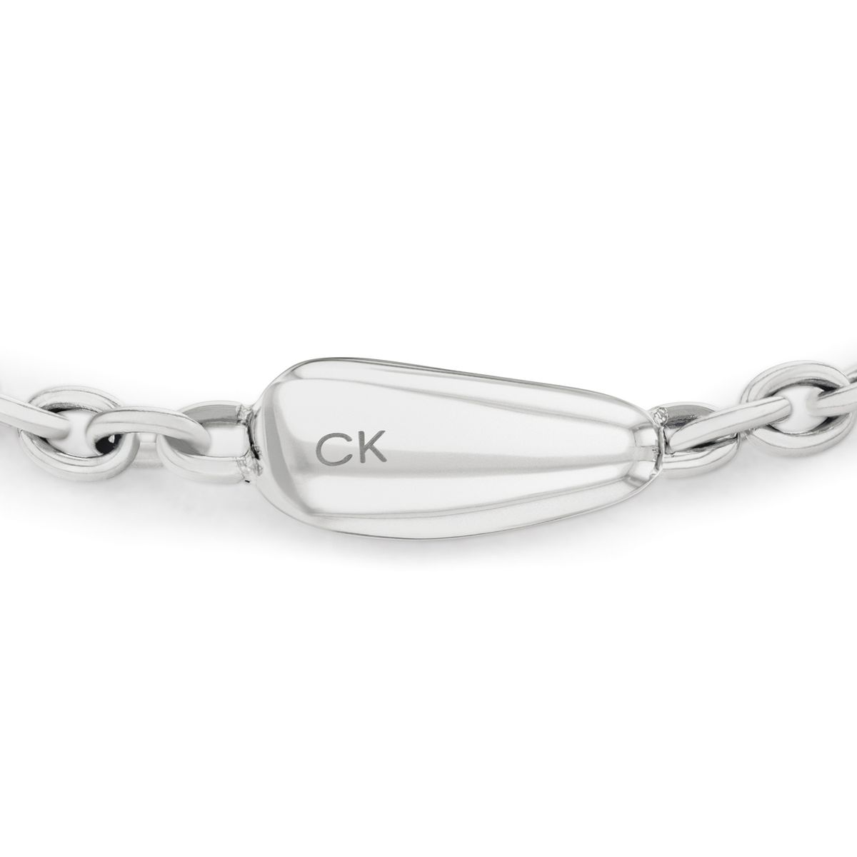 CALVIN KLEIN - Pulsera de acero inoxidable Plateada