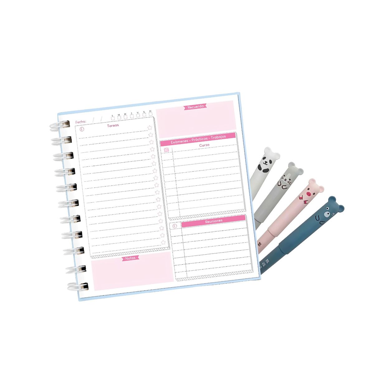 INGENIAL - Pack Ingenial Study planner lapiceros