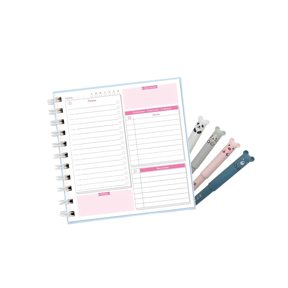 INGENIAL - Pack Ingenial Study planner lapiceros