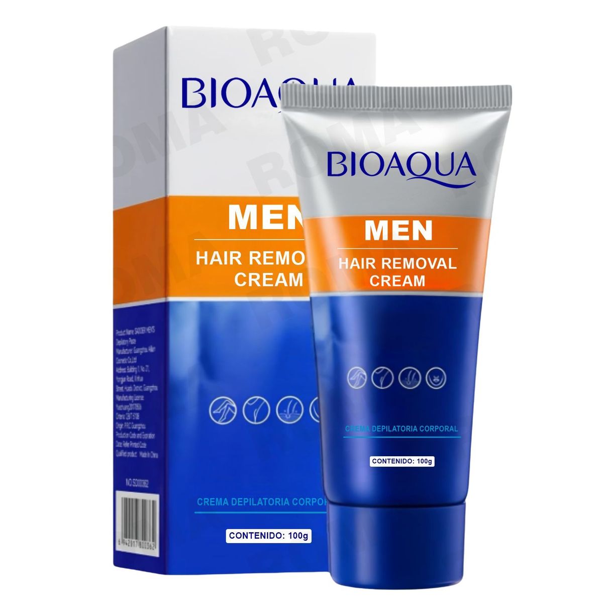 BIOAQUA - CREMA DEPILATORIA MASCULINA BIOAQUA 100G