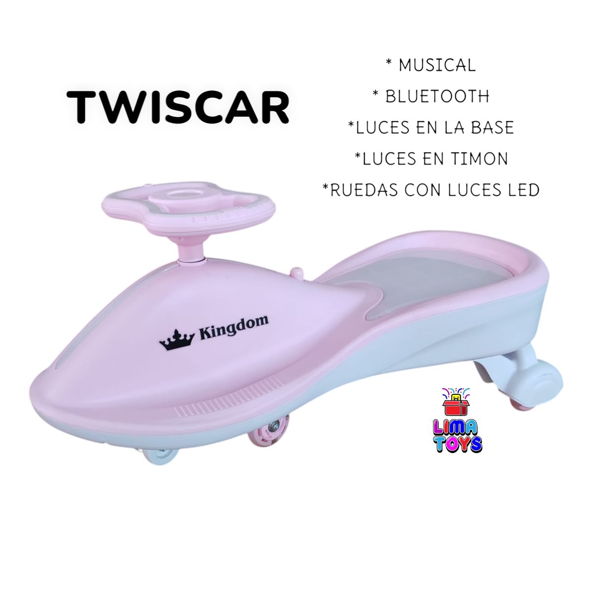 KINGDOM - TWISCAR ROSA KINGDOM MUSICAL CON BLUETOOTH