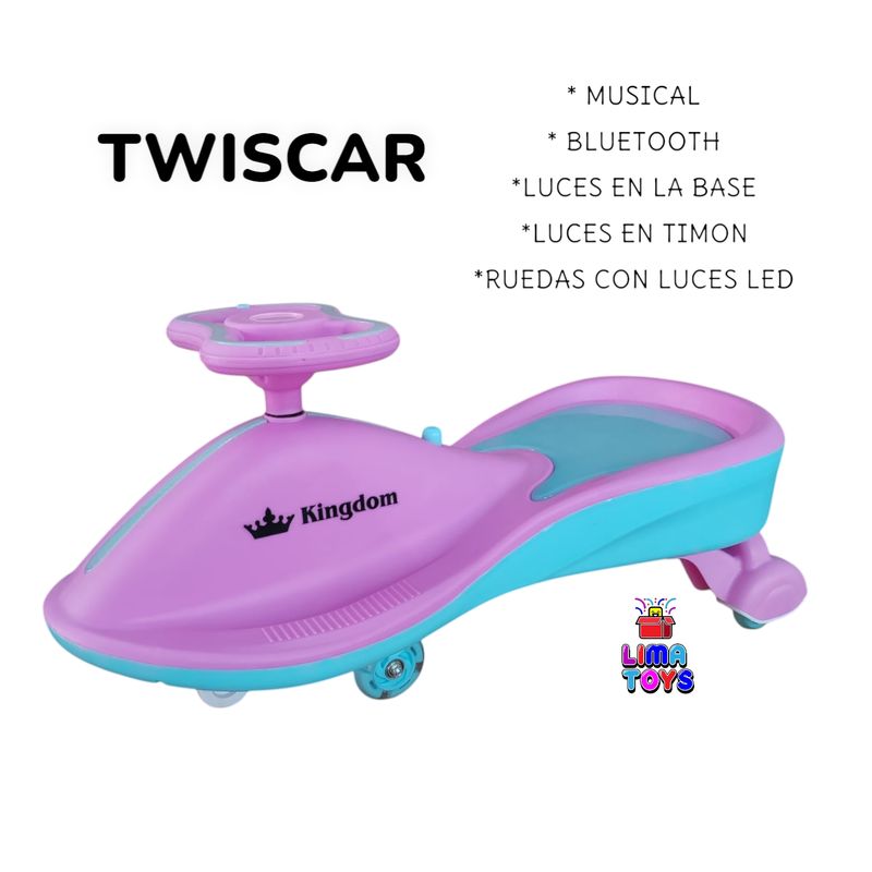 KINGDOM - TWISCAR TURQUESA KINGDOM MUSICAL CON BLUETOOTH