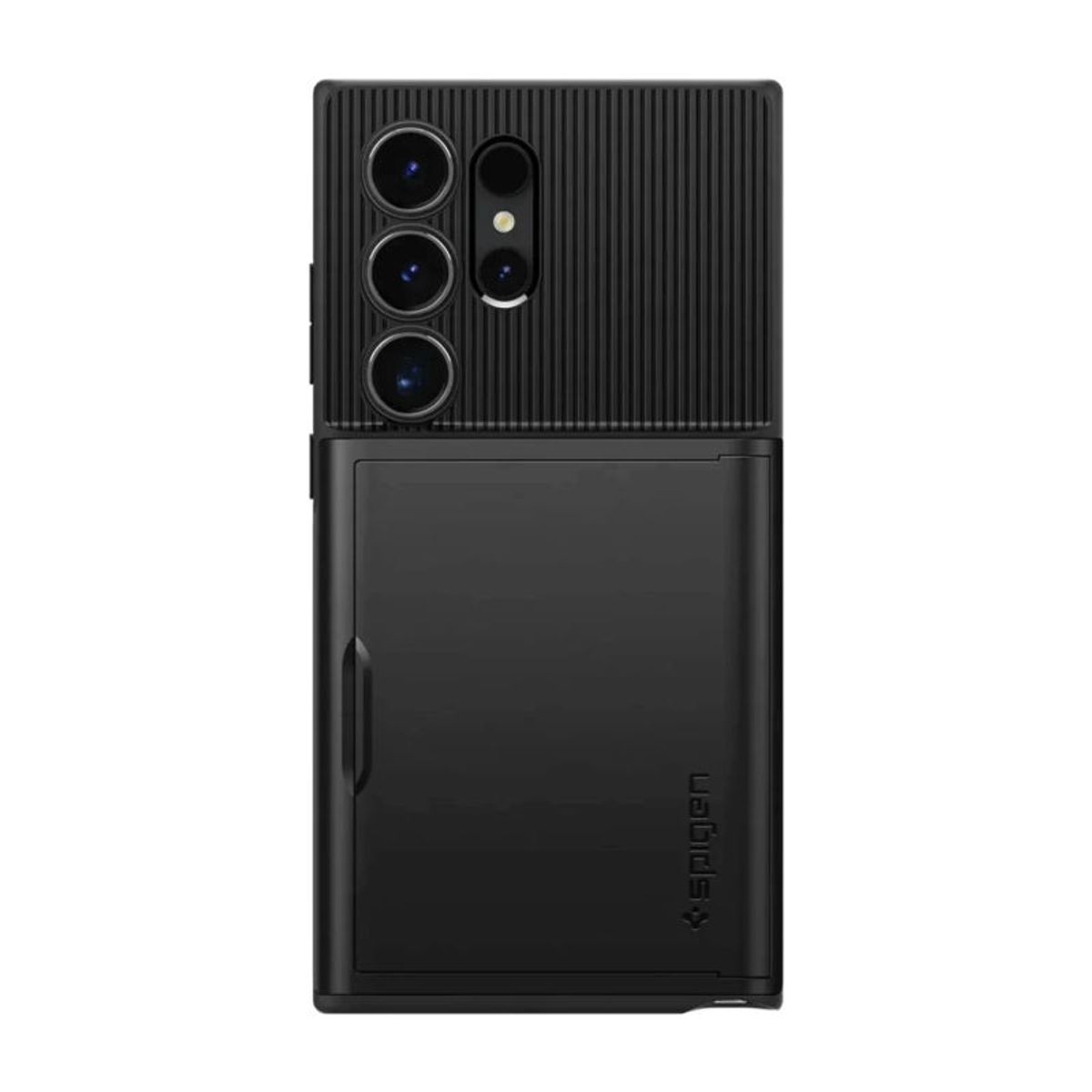SPIGEN - Case Tarjetero Negro Spigen Slim Armor Para Galaxy S24 Ultra