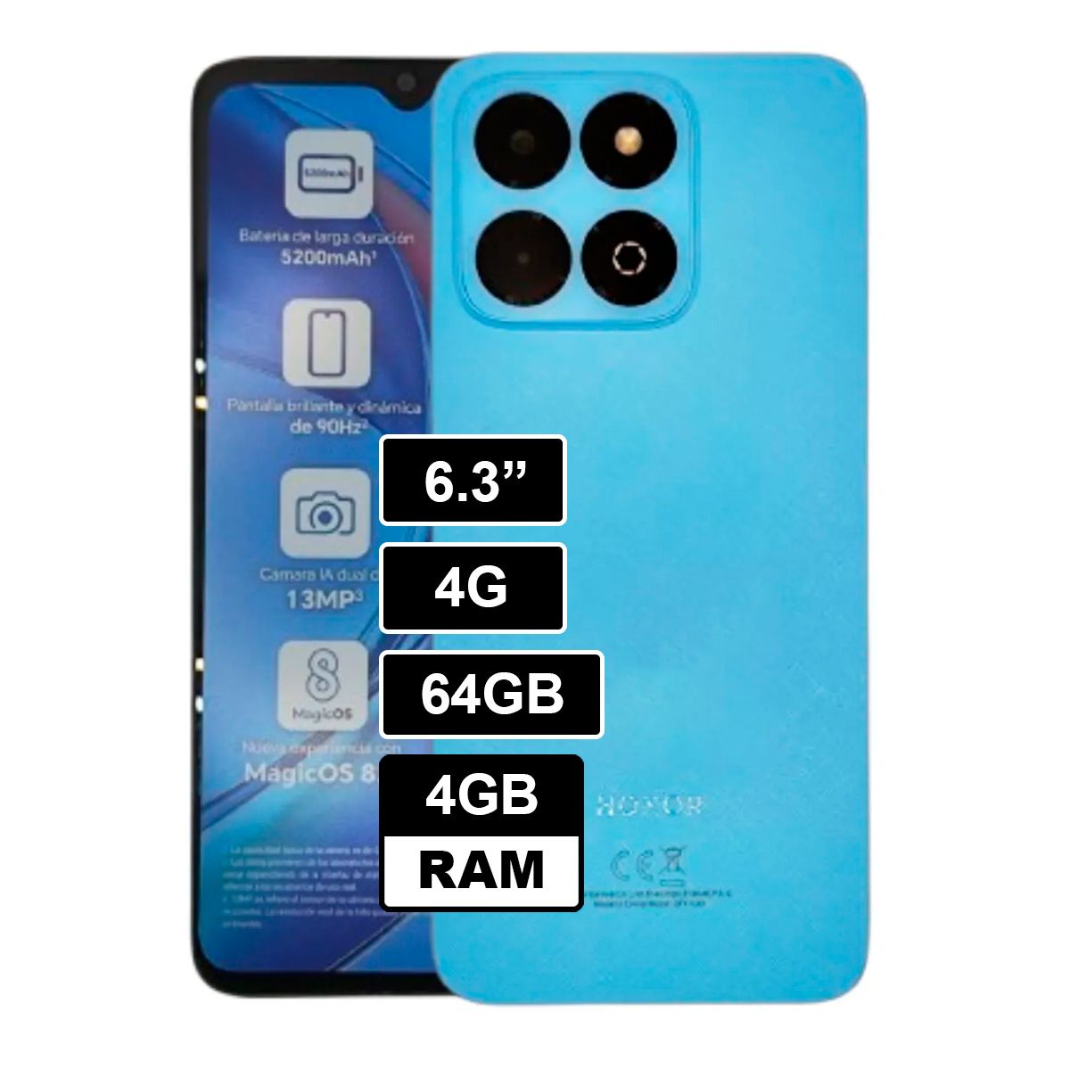 HONOR - Celular HONOR PLAY 9A - 4GB RAM - 64GB - Color Azul