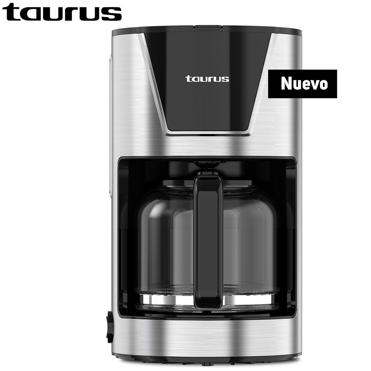TAURUS - Cafetera Sicilia 900W de 15 Tazas con Filtro Lavable