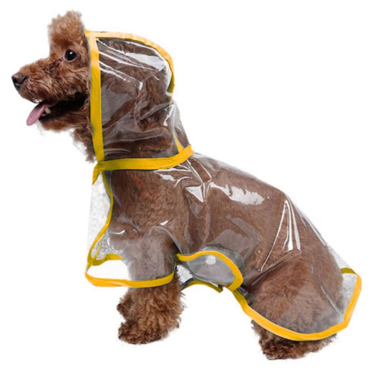 GENERICO - CAPA Impermeable de Lluvia para Mascotas Talla 3 Amarillo