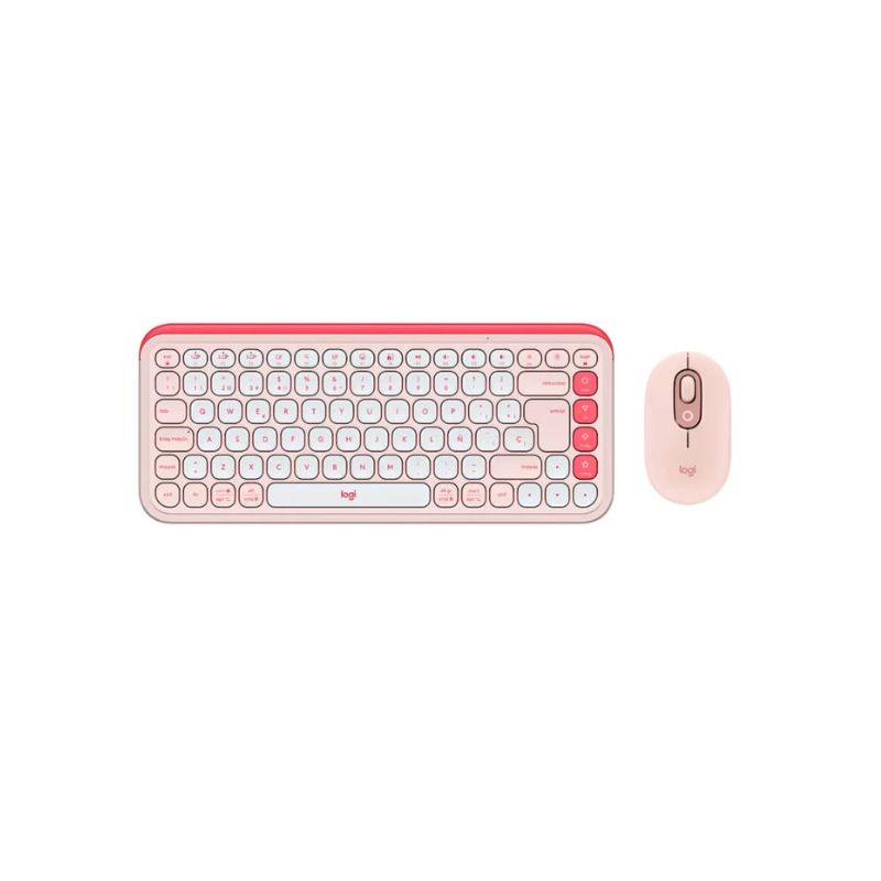 LOGITECH - Teclado y Mouse Logitech  Pop Icon Rose (920-013053)