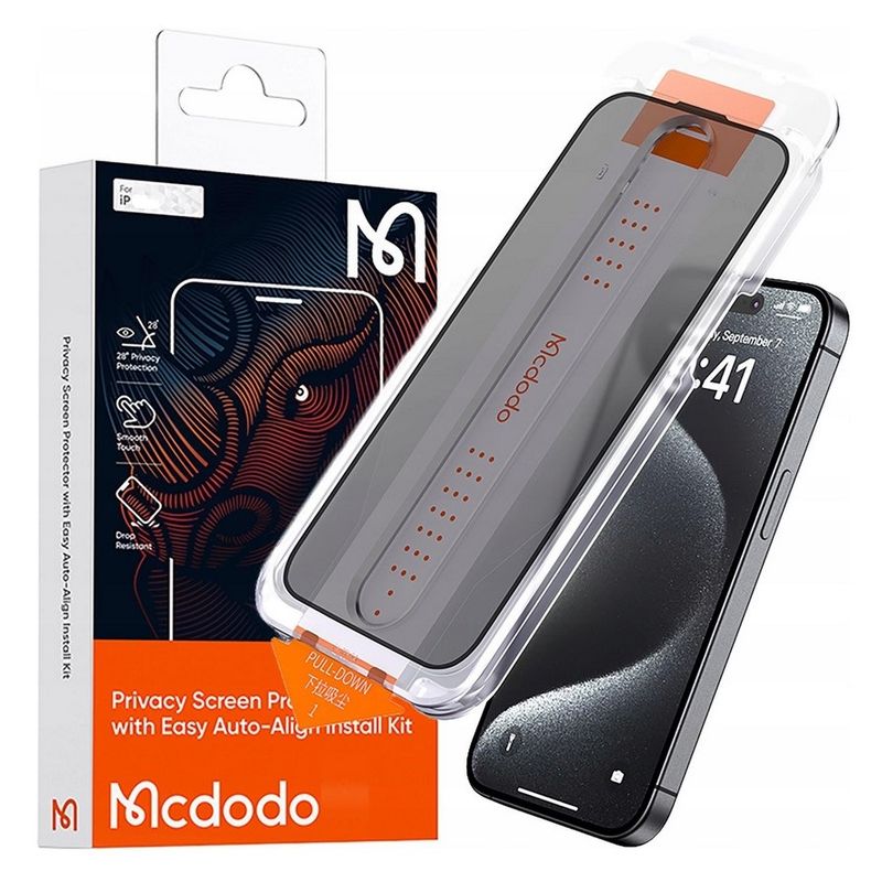 MCDODO - Protector de Pantalla Para IPhone 15 - Vidrio Premium - MCdodo
