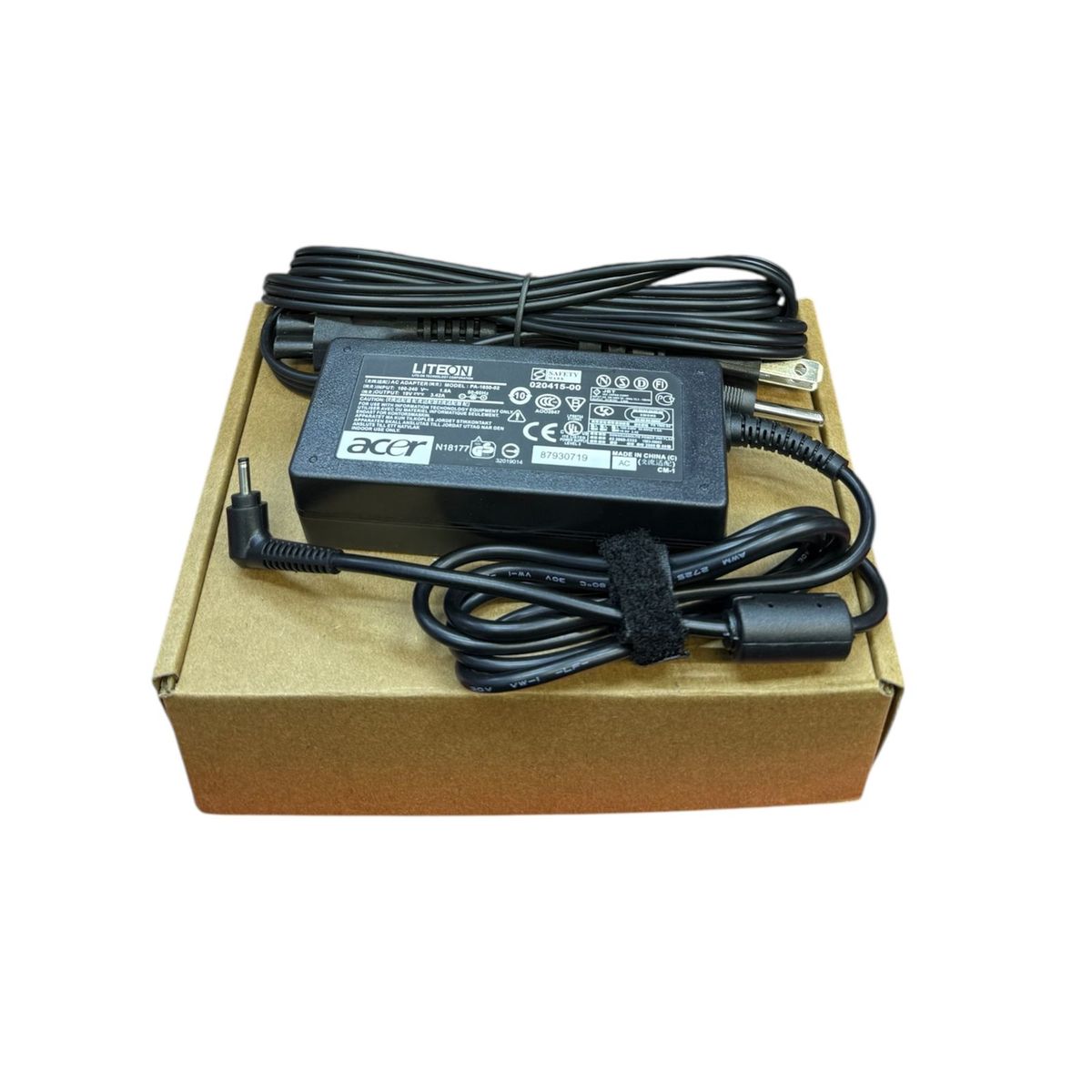 GENERICO - CARGADOR PARA LAPTOP  ACER 19.5V. 3.42A. 65w. Punta Spin-Fino