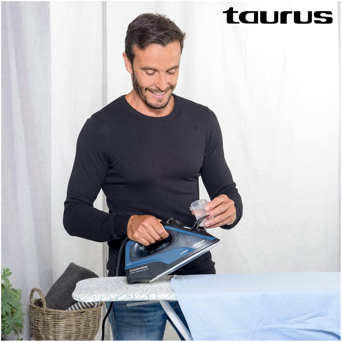 TAURUS - Plancha a Vapor Taurus Base Cerámica ATLAS 2400 Azul