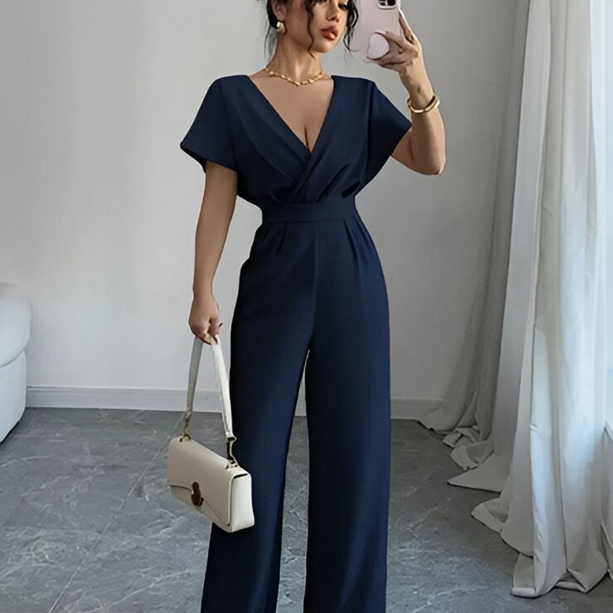 GENERICO - Enterizo pantalón en azul