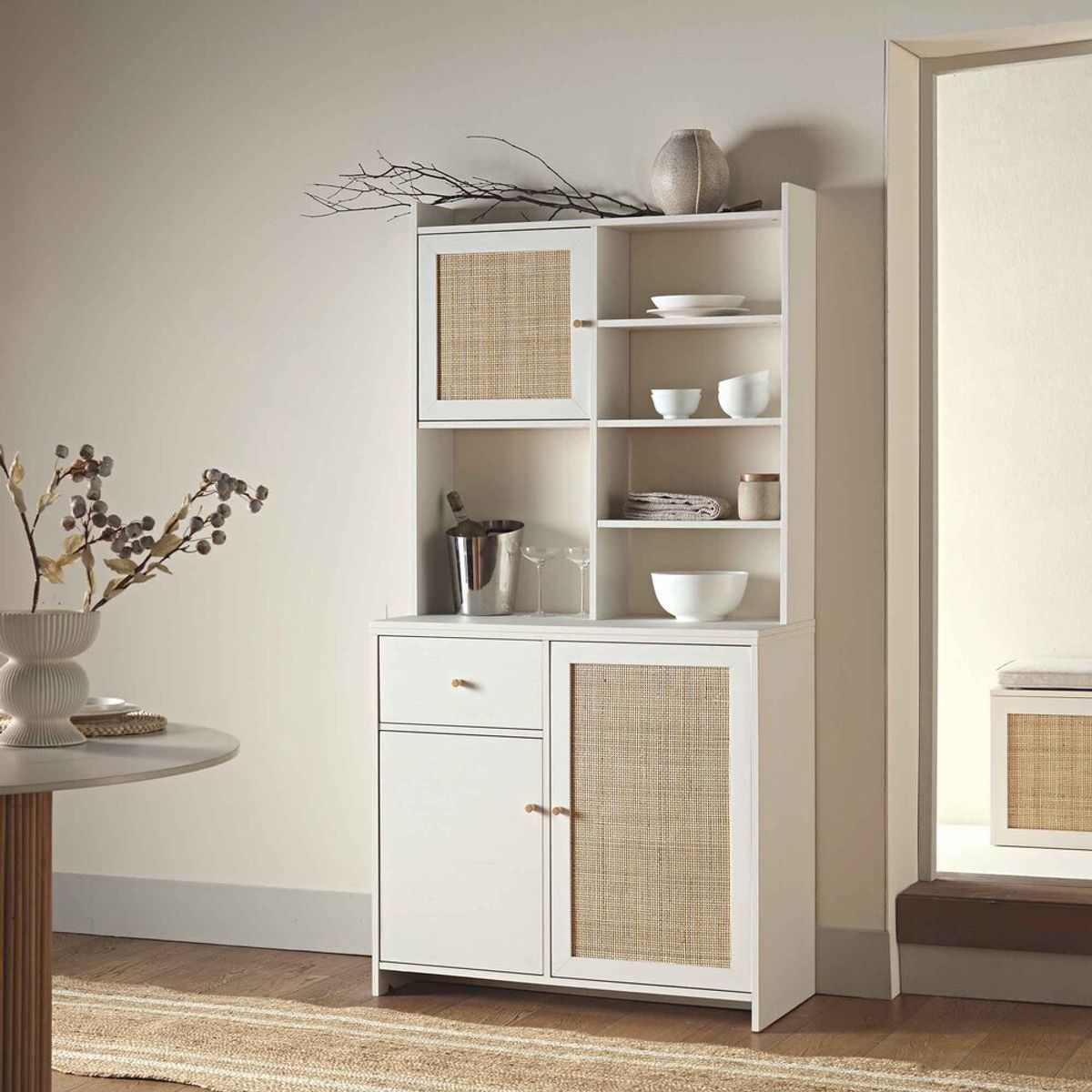 R&R MUEBLES - Mueble de Cocina Kurogane Blanco R&R MUEBLES