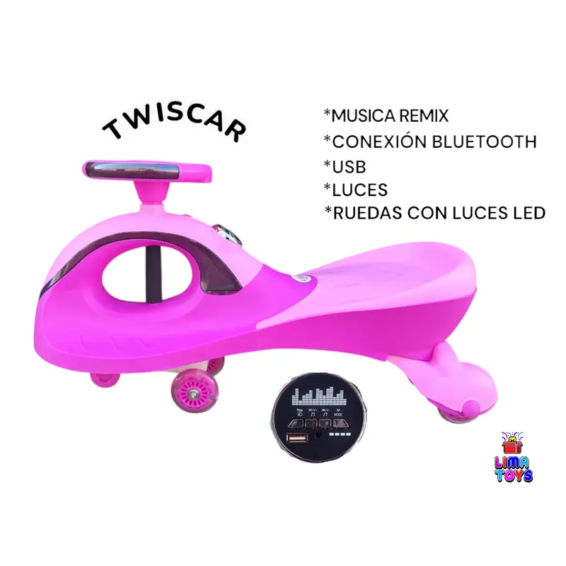 KINGDOM - TWISCAR BALLENA FUCSIA KINGDOM MUSICAL CON BLUETOOTH
