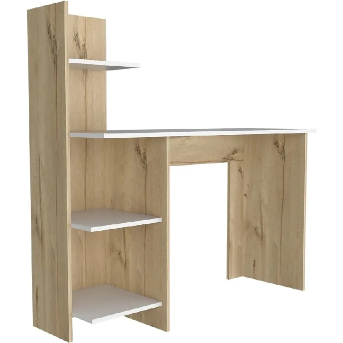 NACION MUEBLES - ESCRITORIO CON ENTREPAÑOS IRMA NACION MUBLES