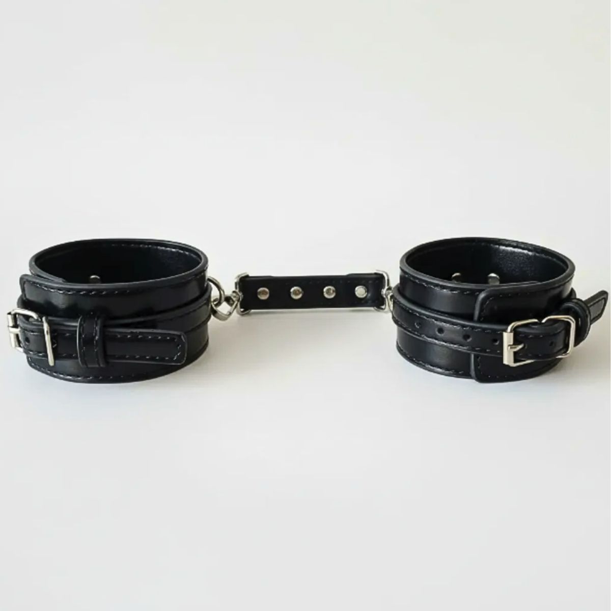 DR PINKY - Esposas Grilletes para Manos Cuero Sintetico Bondage Para Parejas Bdsm