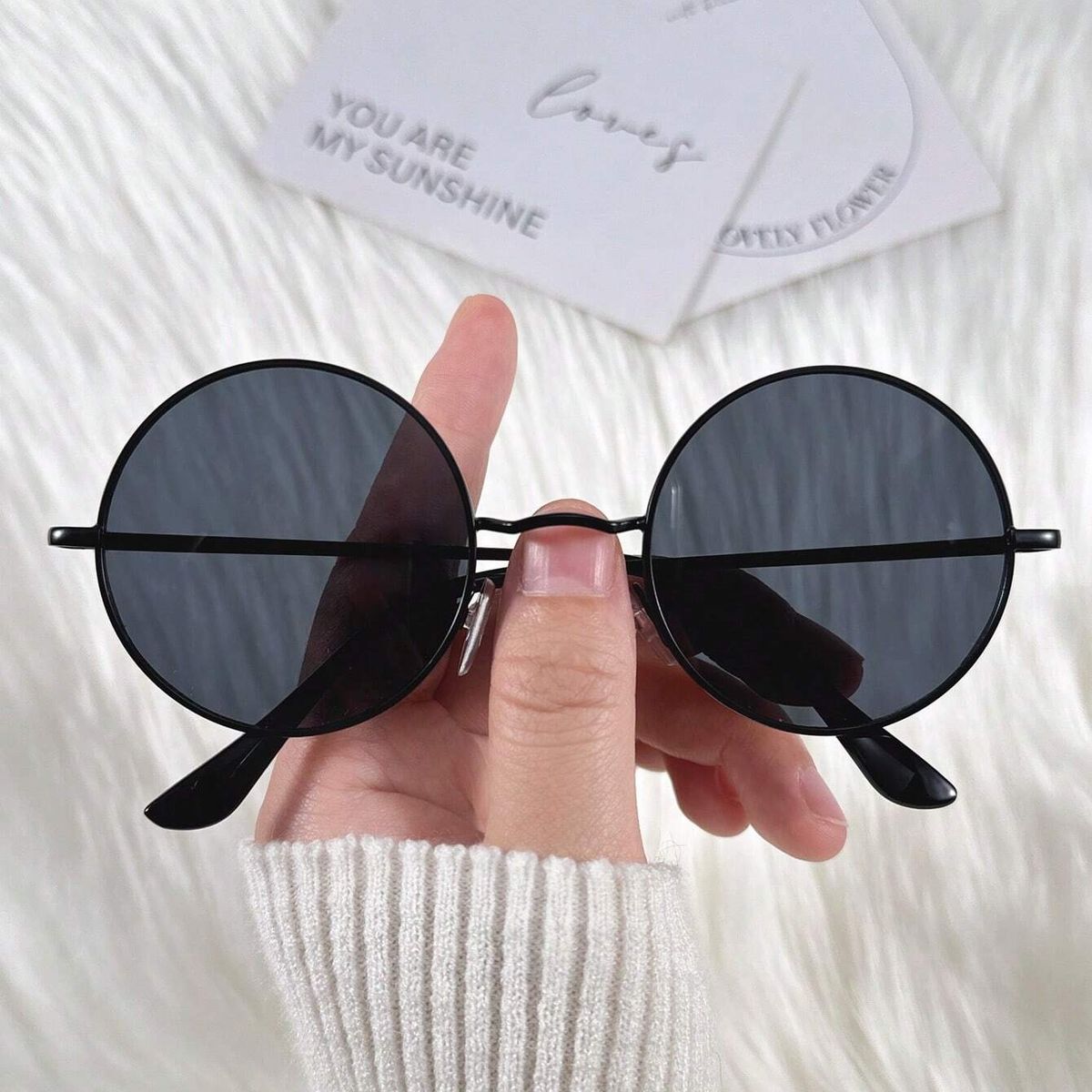 GENERICO - LENTES LOLITA CIRCULO VINTAGE N-002