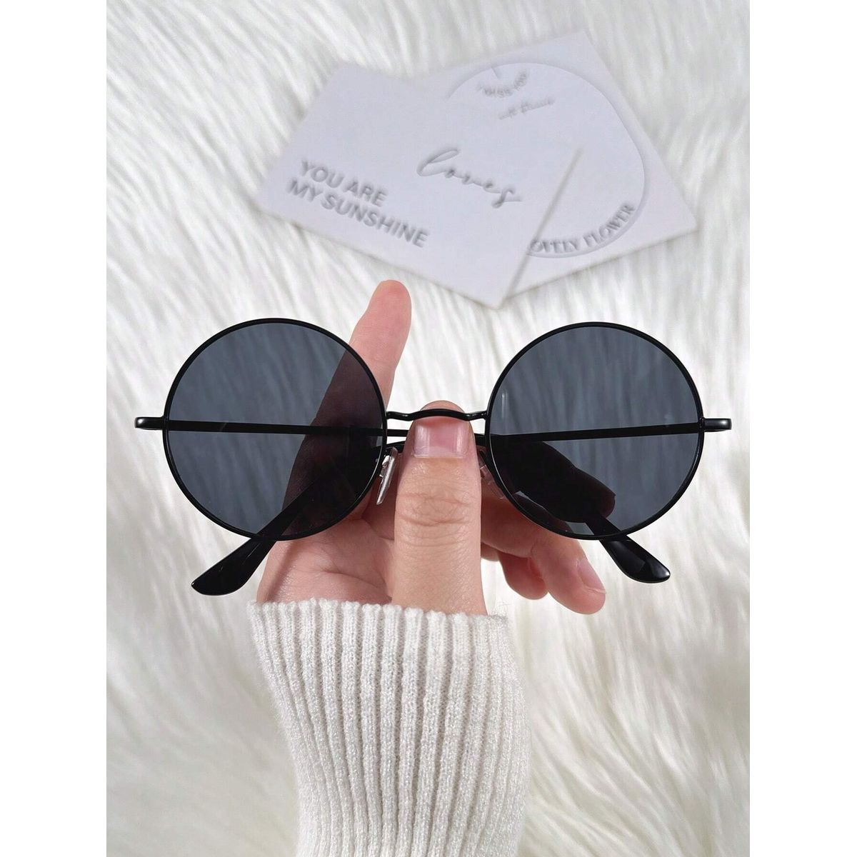 GENERICO - LENTES LOLITA CIRCULO VINTAGE N-002
