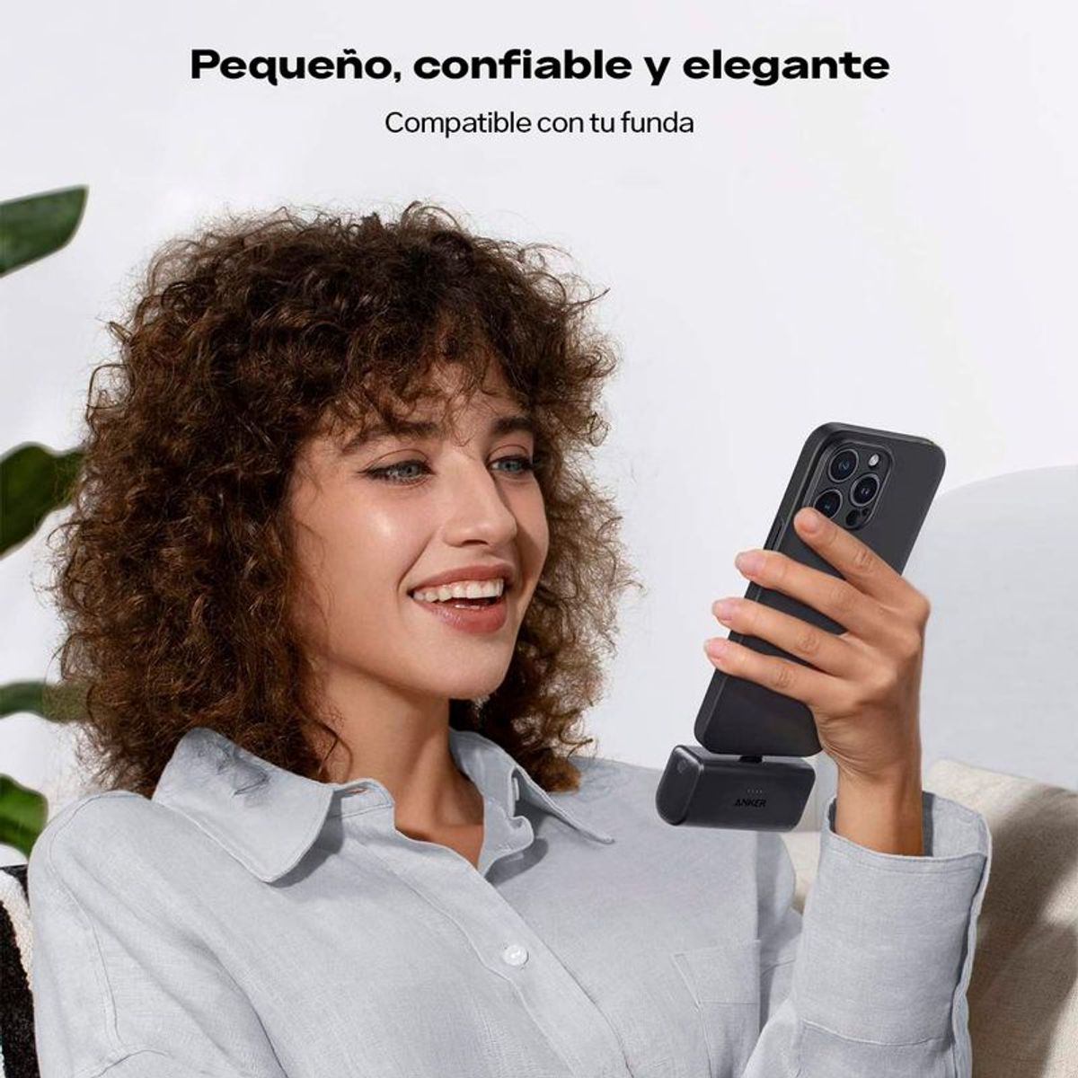 ANKER - Power Bank Pequeño Anker Nano 5000 Mah 30w Tipo C