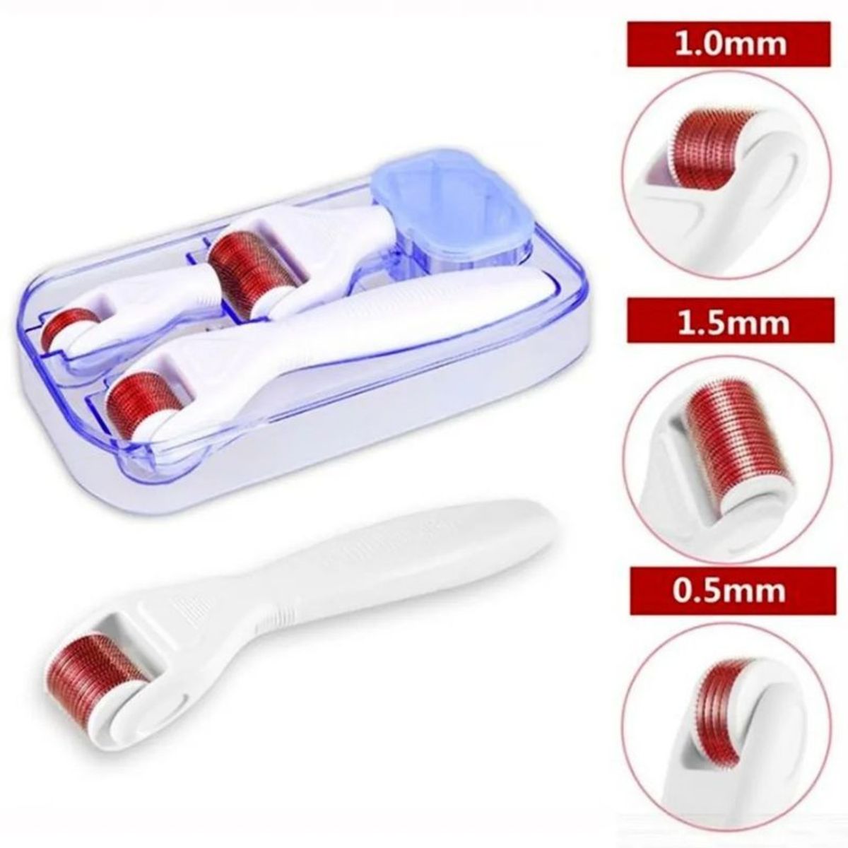 ROSH - Derma Roller Rodillo de Mesoterapia 4 en 1