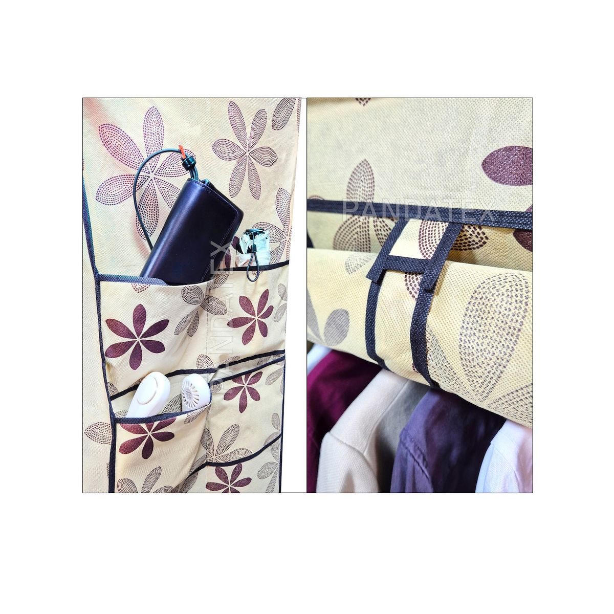 SM - ROPERO ARMABLE ORGANIZADOR DE 3 CUERPOS - BEIGE