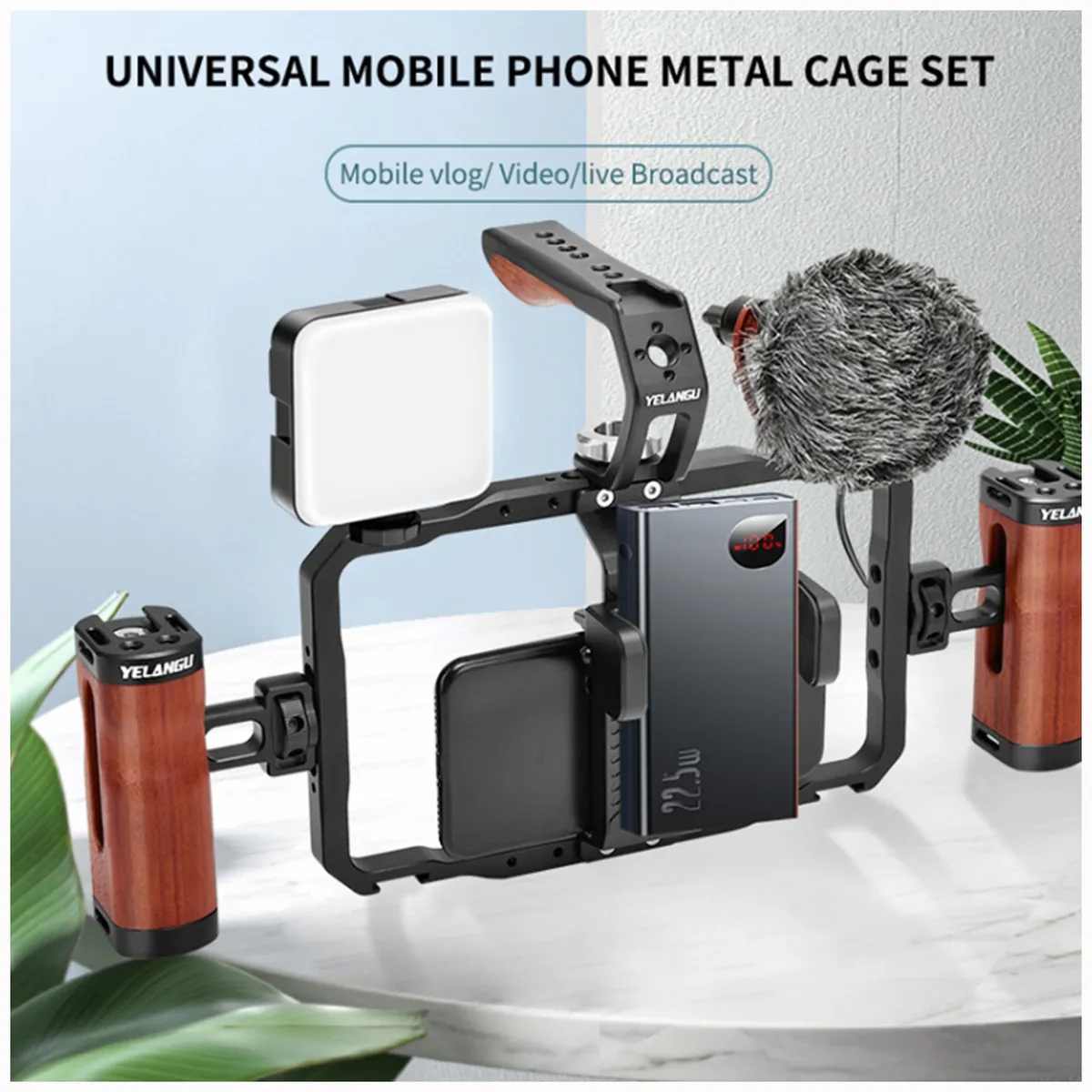 GENERICO - Kit de Video Vloggin ALL-In-ONE para Smartphones