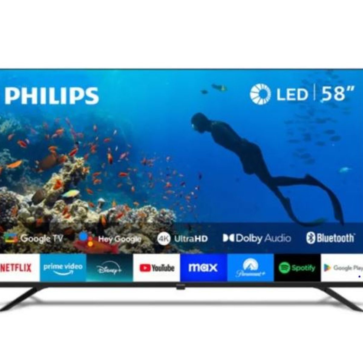 PHILIPS - Tv Smart Philips 58 58Pud7019 Uhd Google Tv