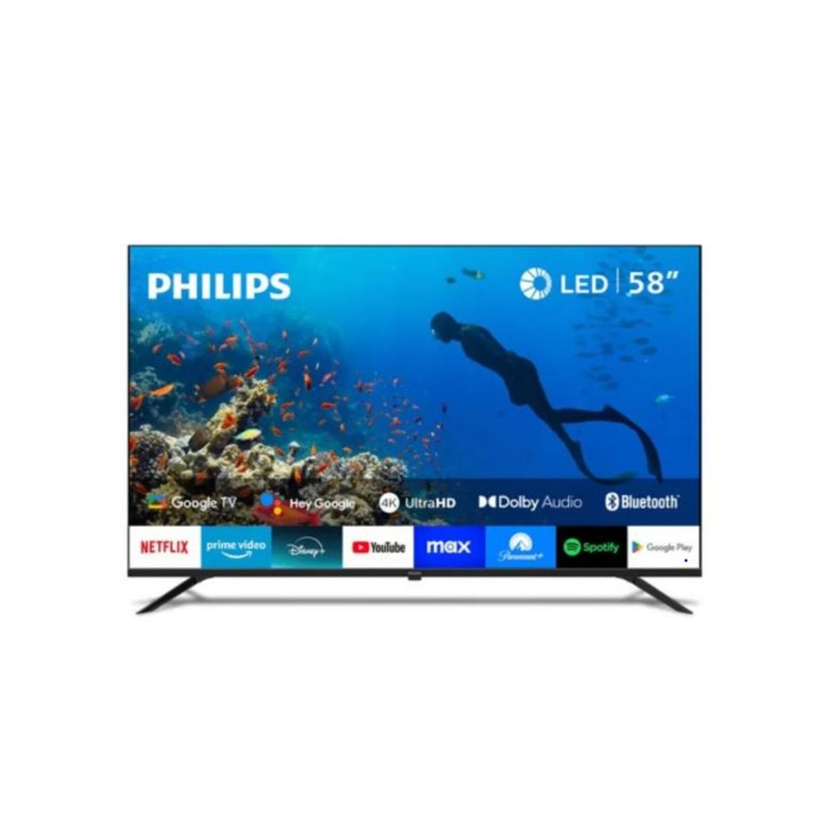 PHILIPS - Tv Smart Philips 58 58Pud7019 Uhd Google Tv