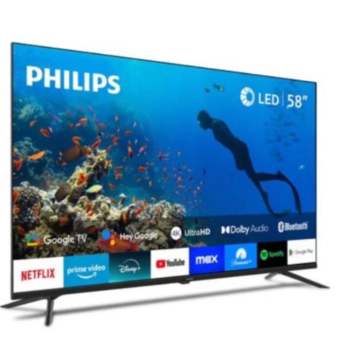 PHILIPS - Tv Smart Philips 58 58Pud7019 Uhd Google Tv