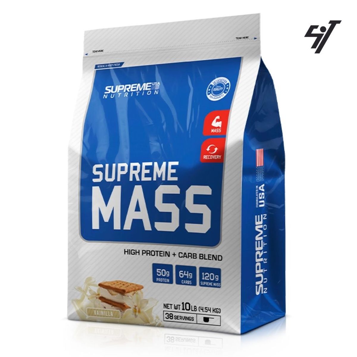 SUPREME NUTRITION - Ganador de Peso Supreme Mass 10Lb Vainilla