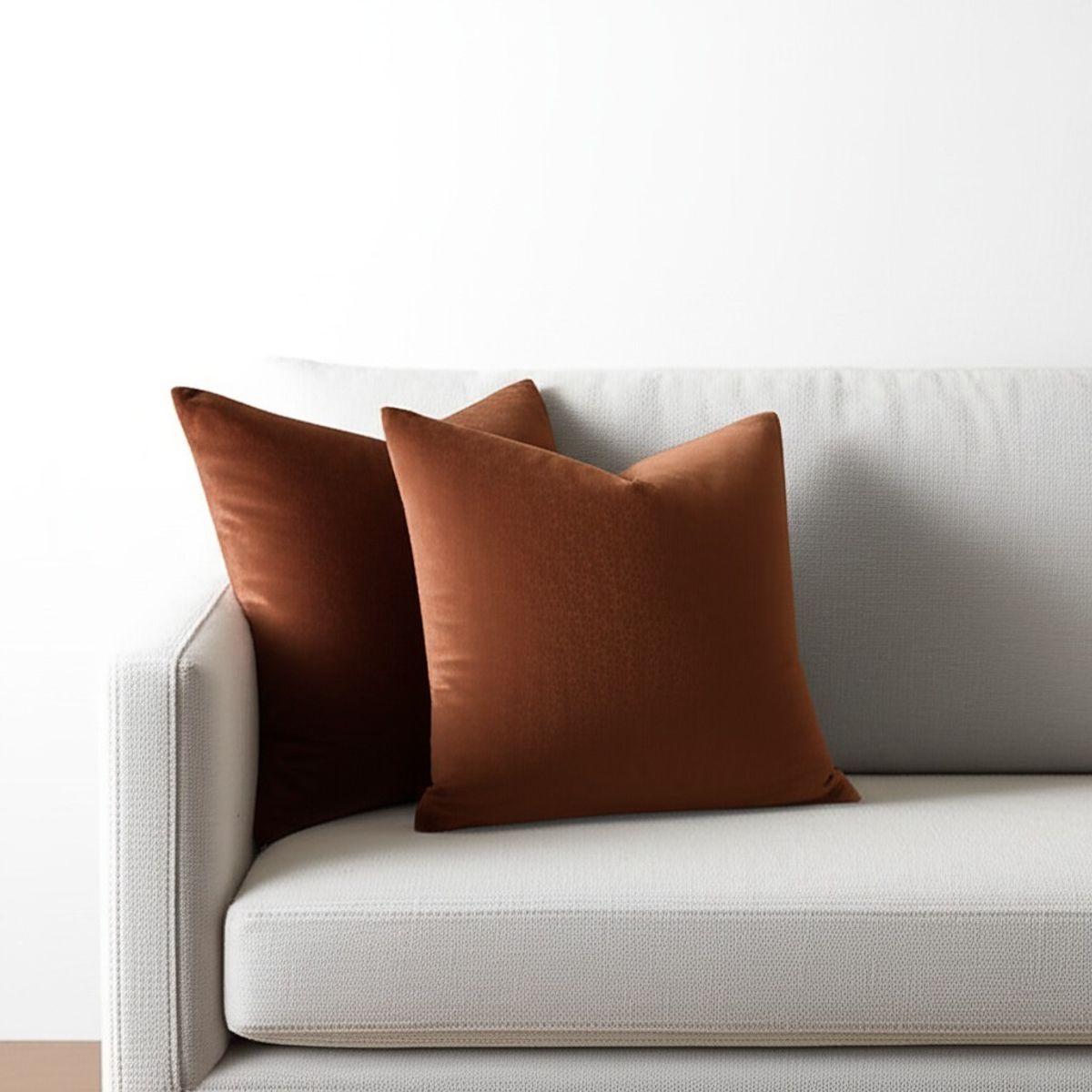 GENERICO - Pack 2 Funda de Cojines Café Zaralmohadas pe 40x40 CM