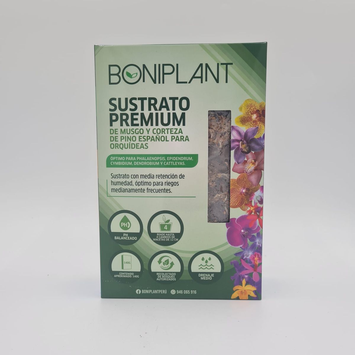 BONIPLANT - Sustrato musgo Sphagnum y corteza de pino