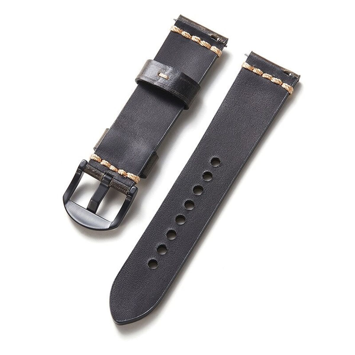 GENERICO - Correa Cuero 1 para XIAOMI WATCH S4 - Negro