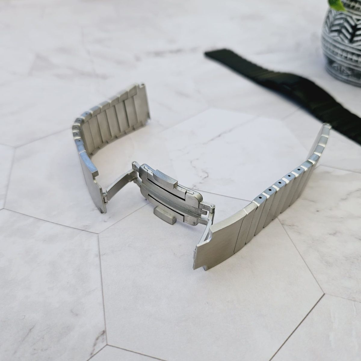 GENERICO - Correa Acero SPG para XIAOMI WATCH S4 - Negro