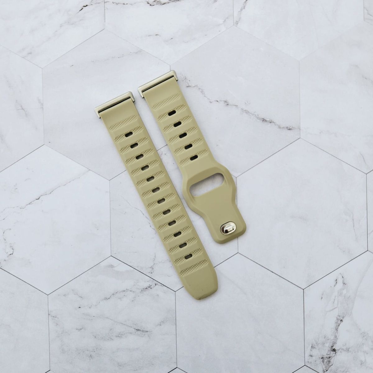 GENERICO - Correa Silicona SPG para HUAWEI FIT 4 - FIT 4 PRO - Beige