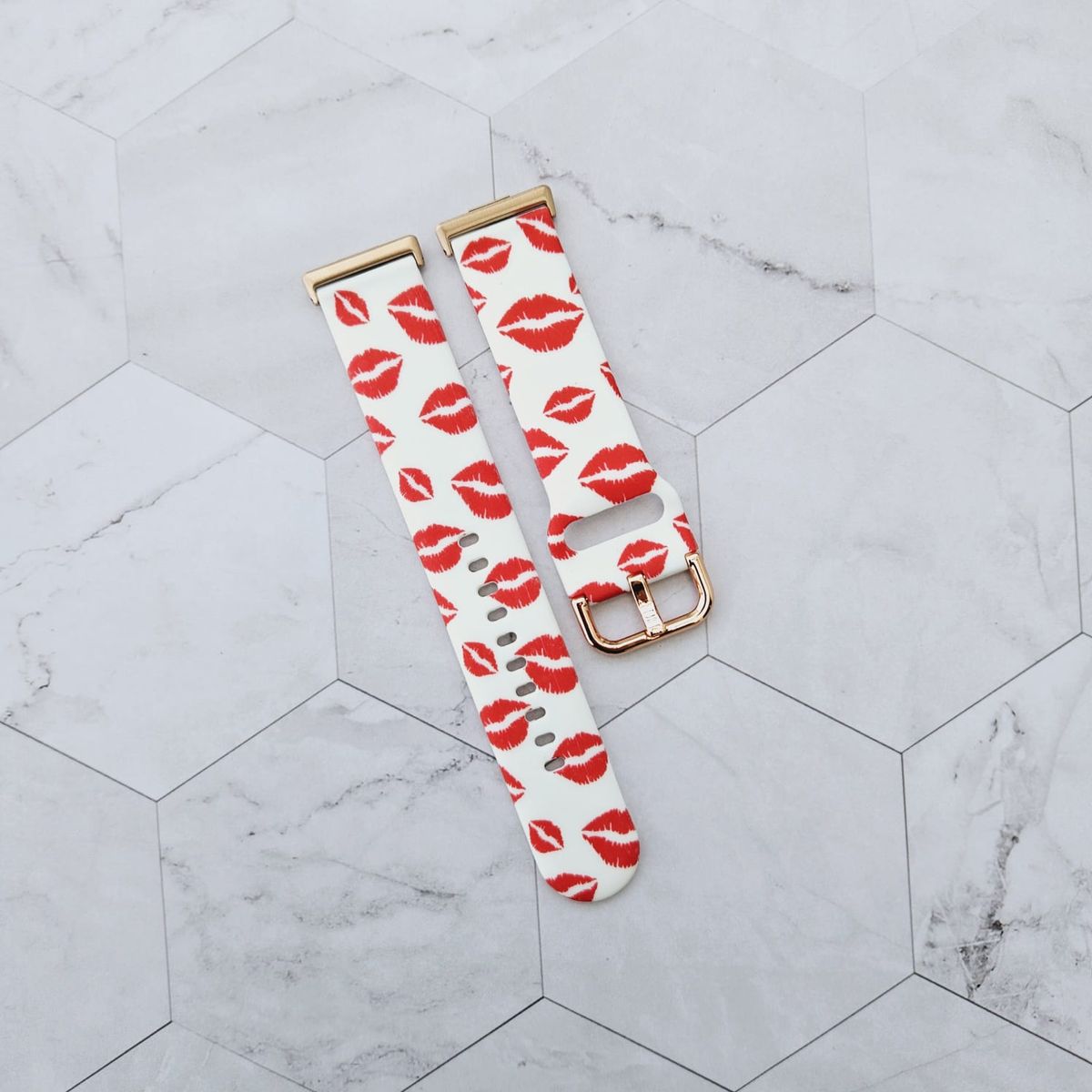 GENERICO - Correa Silicona Diseño para HUAWEI FIT 4 - FIT 4 PRO - Beso