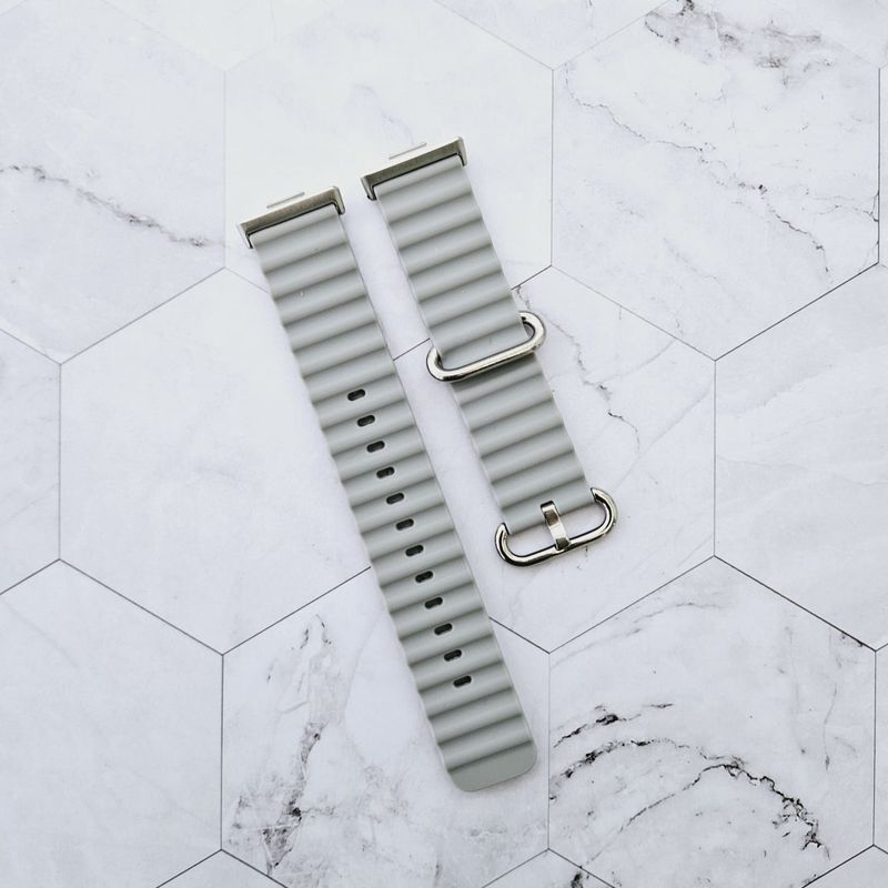 GENERICO - Correa Silicona Ocean para HUAWEI FIT 4 - FIT 4 PRO - Plomo