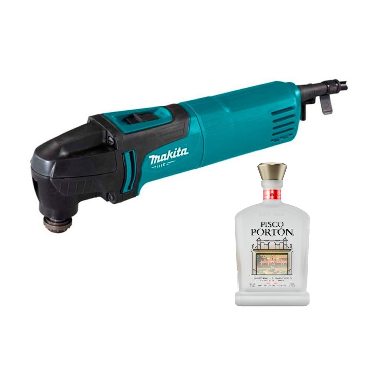 MAKITA - Multitool M9800B Makita Mt + Pisco Porton Quebranta 375 ml