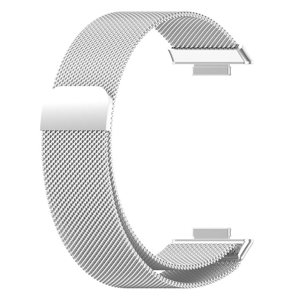 GENERICO - Correa Milanese para HUAWEI FIT 4 - FIT 4 PRO - Plata