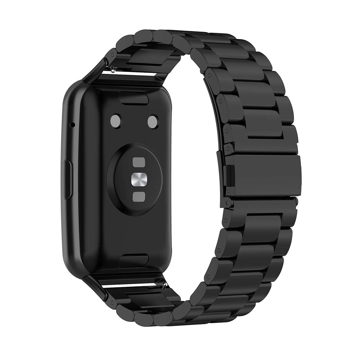 GENERICO - Correa Acero Eslabones para HUAWEI FIT 4 - FIT 4 PRO - Negro