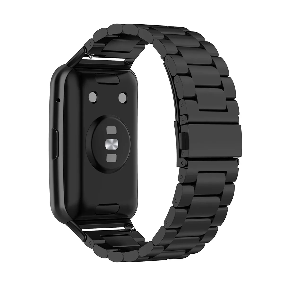 GENERICO - Correa Acero Eslabones para HUAWEI FIT 4 - FIT 4 PRO - Negro