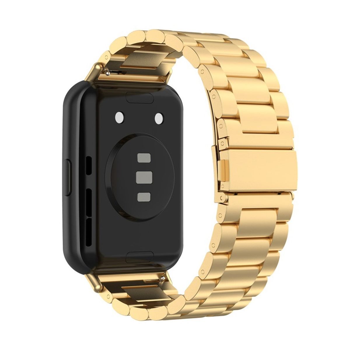 GENERICO - Correa Acero Eslabones para HUAWEI FIT 4 - FIT 4 PRO - Dorado