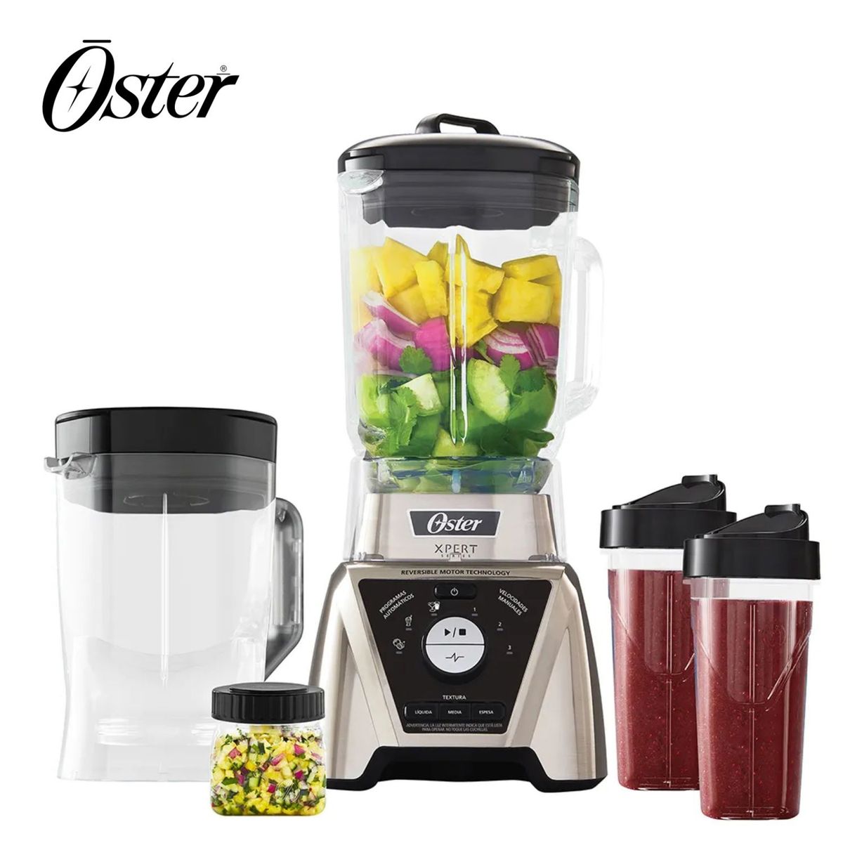 OSTER - Licuadora Oster Xpert Series con accesorios BLST3B-CAG